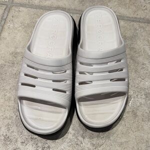 Cole Haan White Zerogrand Slide Sandals